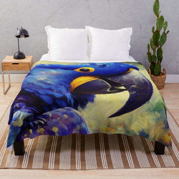 Item preview, Hyacinth Macaw Art #17 | Blue Macaw Lovers designed and sold by ksgraphics222.