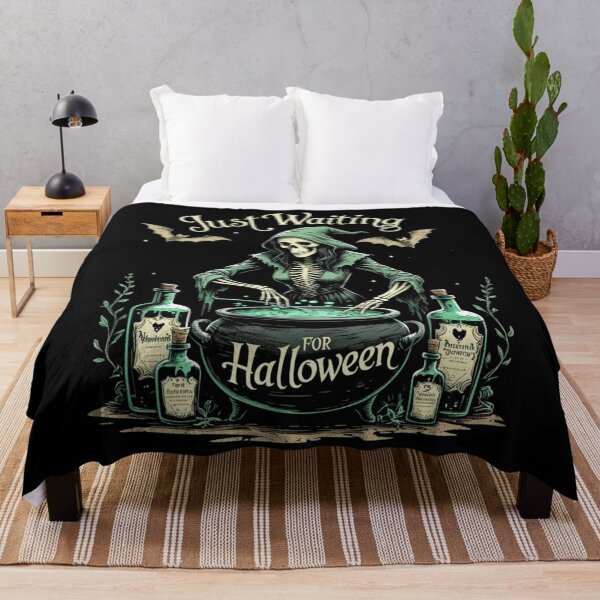 Item preview, just waiting for hallowen designed and sold by jackoslimited.