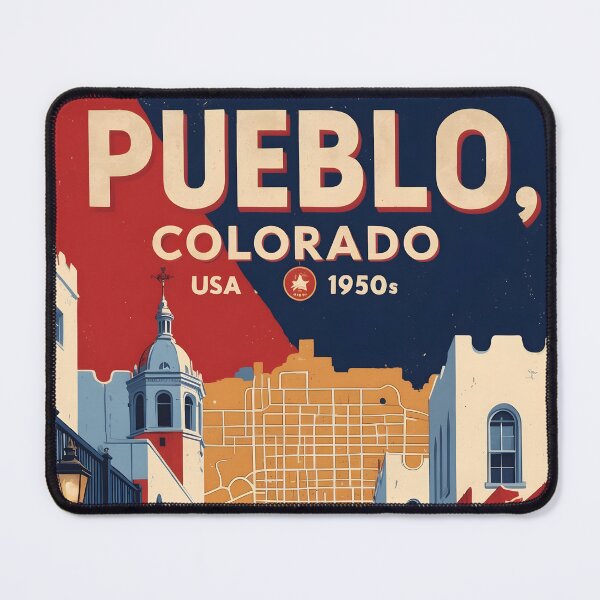 Item preview, Pueblo Colorado USA Vintage Travel Tourism  designed and sold by TravelersGems.