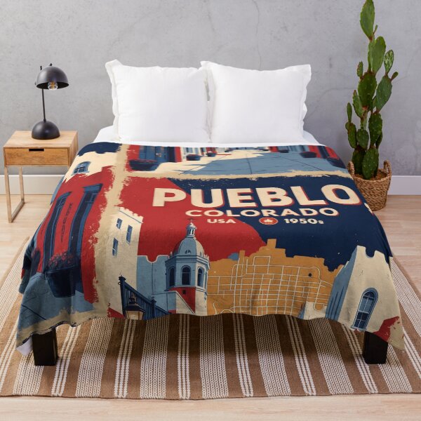 Item preview, Pueblo Colorado USA Vintage Travel Tourism  designed and sold by TravelersGems.