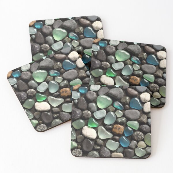 Item preview, Coastal Gems in Soft Hues designed and sold by Arcadia World.