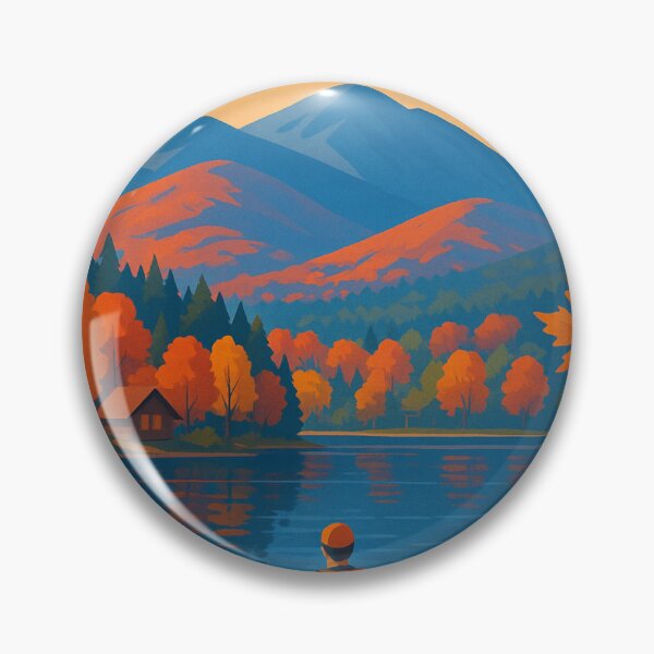 Item preview, Lake Placid Autumn Kayaking Scene in the Adirondacks designed and sold by Aryabek.