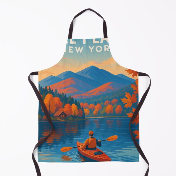 Item preview, Lake Placid Autumn Kayaking Scene in the Adirondacks designed and sold by Aryabek.