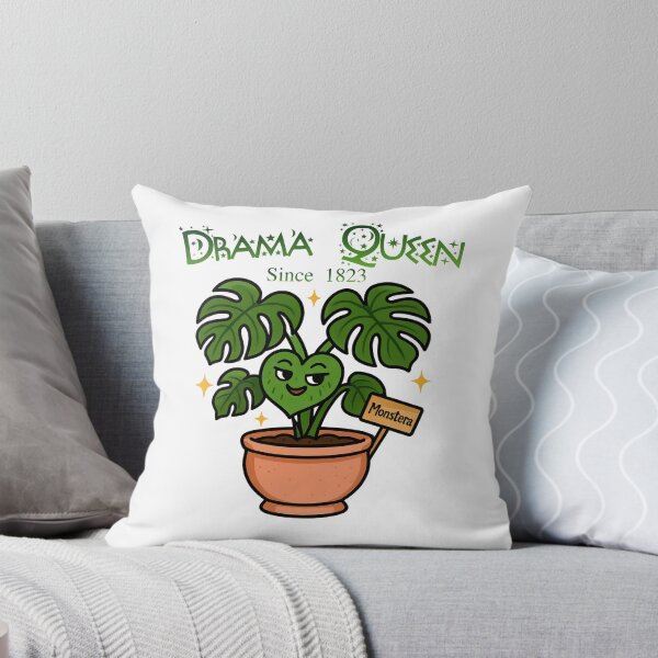 Item preview, Monstera Drama Queen – Funny Plant Character designed and sold by EdgyEdgeArt.
