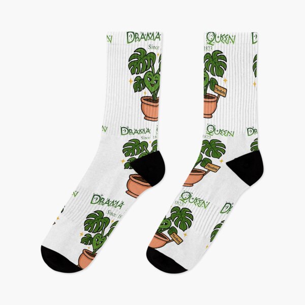 Item preview, Monstera Drama Queen – Funny Plant Character designed and sold by EdgyEdgeArt.
