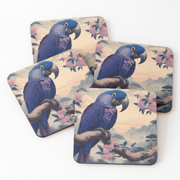 Item preview, Hyacinth Macaw Art #18 | Blue Macaw Lovers designed and sold by ksgraphics222.
