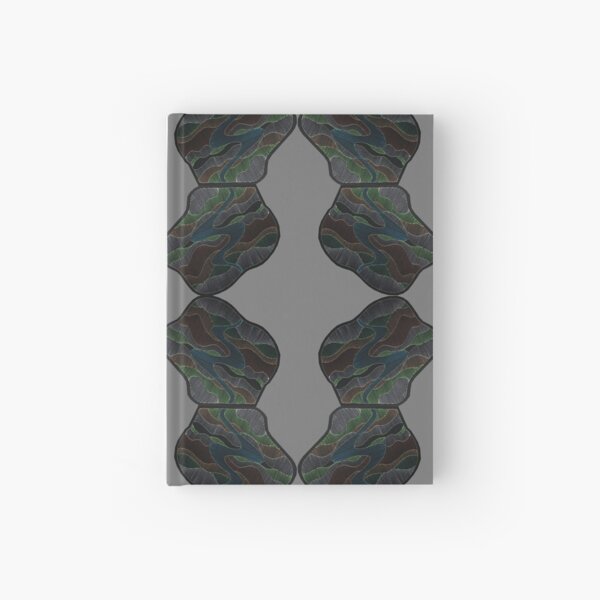 Route 4 collage 1 inv Hardcover Journal