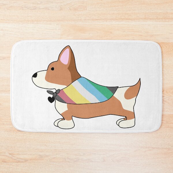Item preview, Disability Pride Bandana on Cute Corgi designed and sold by spooniecentral.