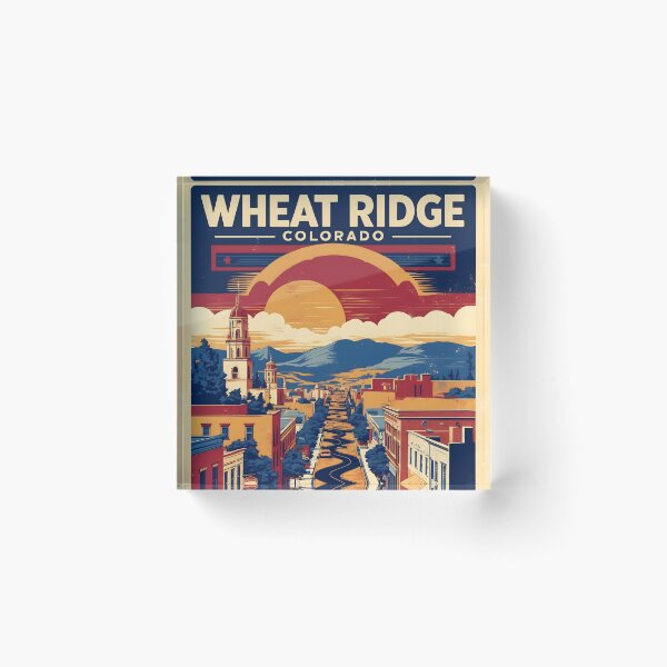 Item preview, Wheat Ridge Colorado USA Vintage Travel Tourism  designed and sold by TravelersGems.