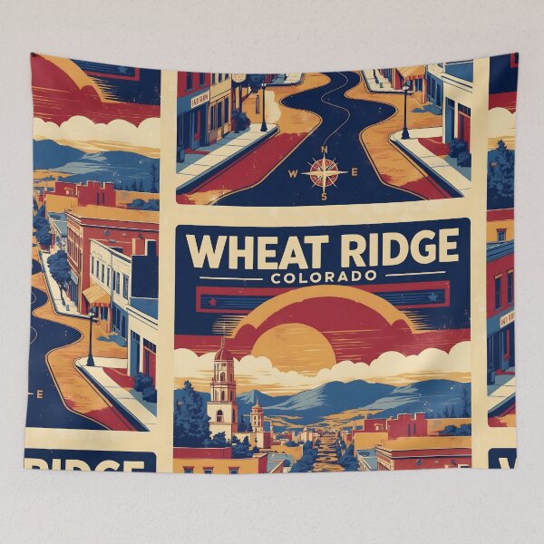 Item preview, Wheat Ridge Colorado USA Vintage Travel Tourism  designed and sold by TravelersGems.