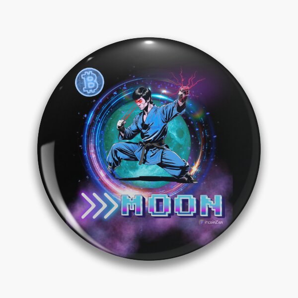 Item preview, Crypto Warrior – To the Moon (Cyberpunk Style) designed and sold by Silvernuit.