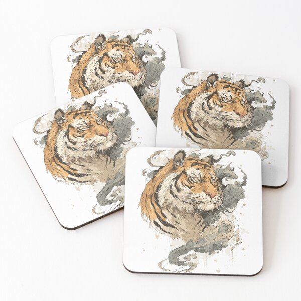 Item preview, Majestic Japanese Tiger Art designed and sold by bapupa.