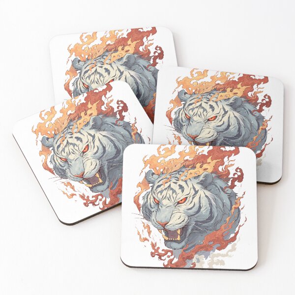 Item preview, Fierce Japanese Tiger Spirit Art designed and sold by bapupa.