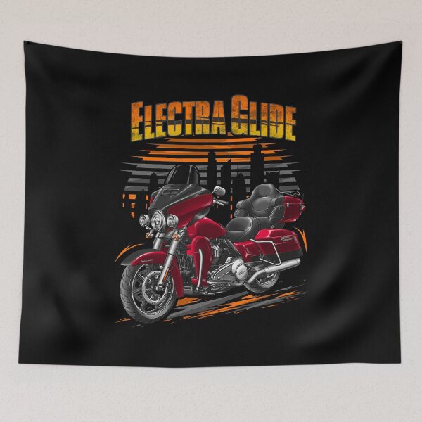 Item preview, Motorcycle Ultra Limited FLHTK 2021 (Billiard Red & Vivid Black - Chrome Finish) for Motorcycle Riders designed and sold by MotoApparelHub.