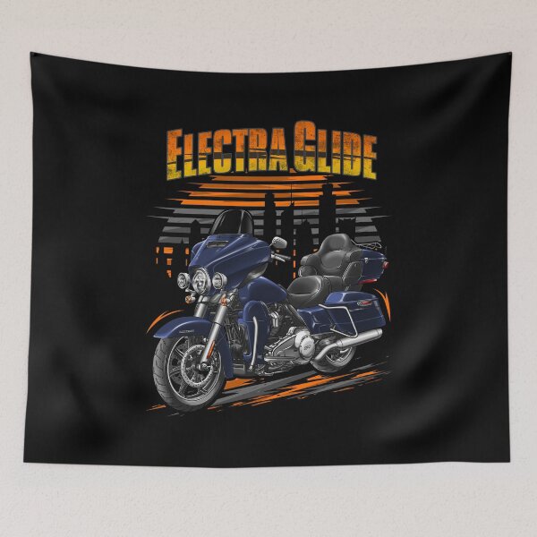 Item preview, Motorcycle Ultra Limited FLHTK 2021 (Blue Peace Officer) for Motorcycle Riders designed and sold by MotoApparelHub.