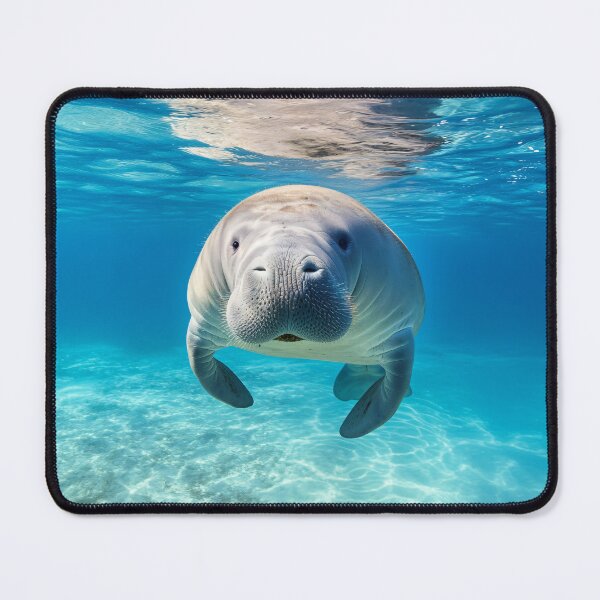 Item preview, manatee swimming designed and sold by ArtfulPlay.