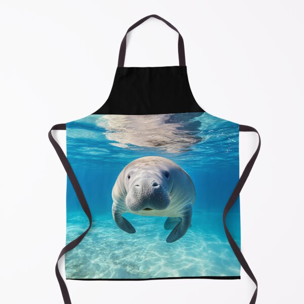 Item preview, manatee swimming designed and sold by ArtfulPlay.