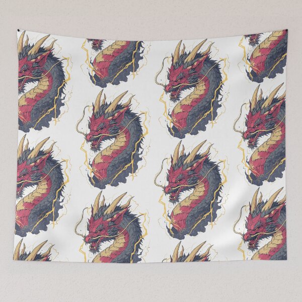 Item preview, Divine Japanese Dragon Spirit Art designed and sold by bapupa.