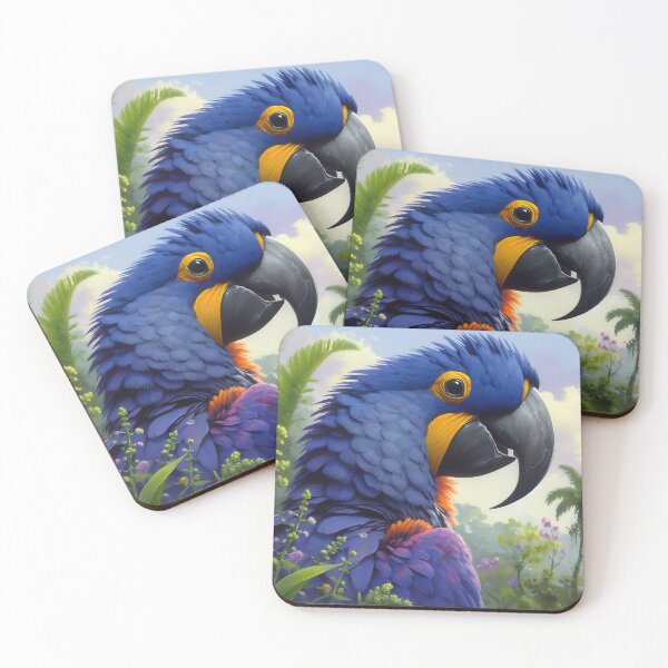 Item preview, Hyacinth Macaw Art #19 | Blue Macaw Lovers designed and sold by ksgraphics222.