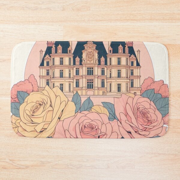 Item preview, Minimalist French Castle - Modern Chateaucore Aesthetic Wall Art designed and sold by Sugar Wisdom .