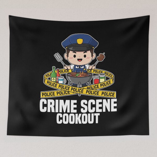 Item preview, CRIME SCENE COOKOUT - POLICE OFFICER  designed and sold by KEF Custom.