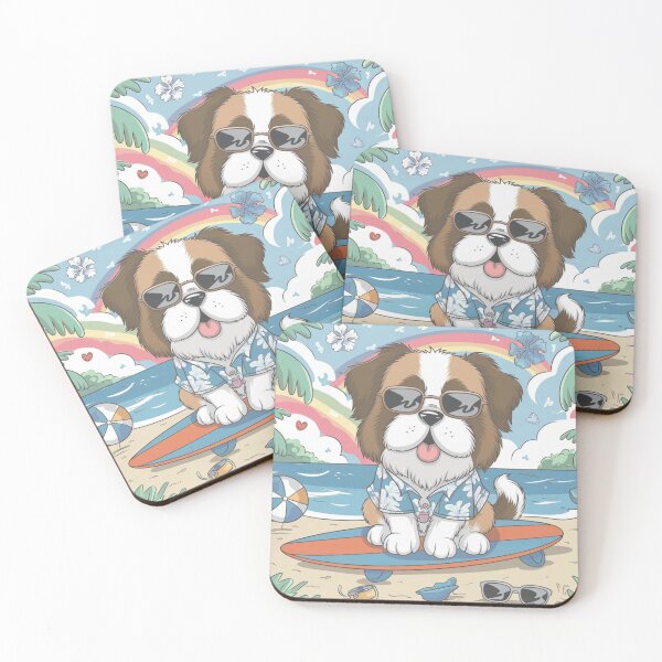 Item preview, Summer Lovin’ St Bernard designed and sold by NeatThingLover.