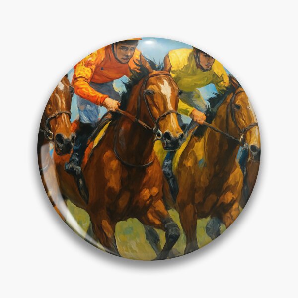 Item preview, Powerful horses, colorful riders designed and sold by Sigtrix.