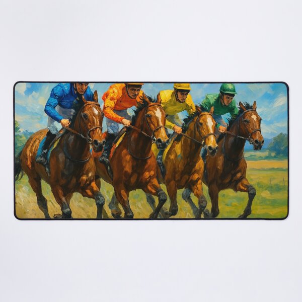 Item preview, Powerful horses, colorful riders designed and sold by Sigtrix.