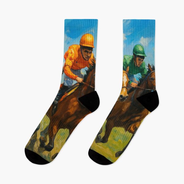 Item preview, Powerful horses, colorful riders designed and sold by Sigtrix.