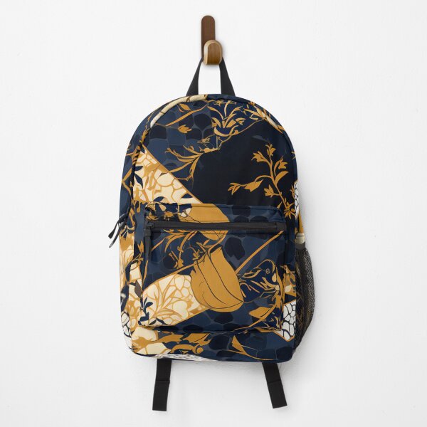Item preview, Elegant Kintsugi Floral Batik Pattern – Japanese Gold Crack Abstract Design designed and sold by hizenhao.