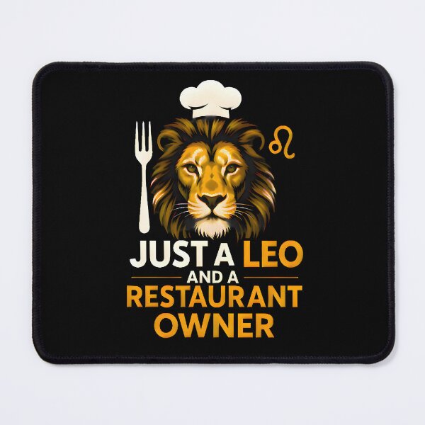 Item preview, Just a Leo and a Restaurant Owner Astrology Zodiac designed and sold by AvenueOfFulfill.