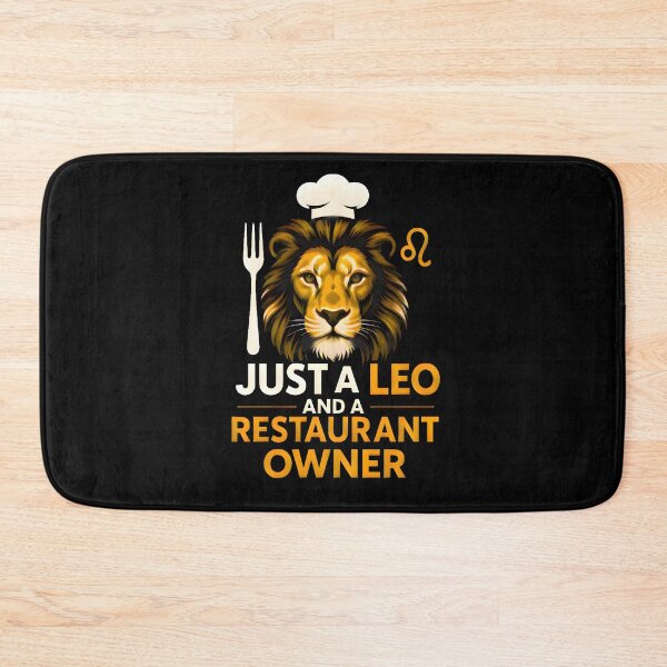Item preview, Just a Leo and a Restaurant Owner Astrology Zodiac designed and sold by AvenueOfFulfill.