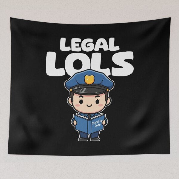 Item preview, LEGAL LOLS - POLICE OFFICER designed and sold by KEF Custom.
