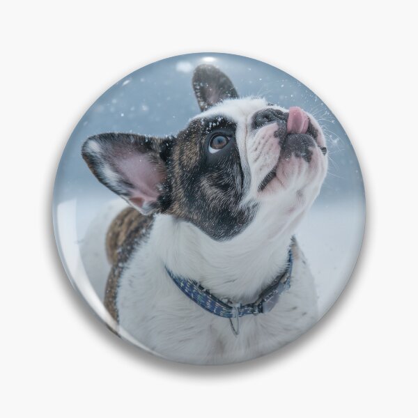 Item preview, Snowflake Frenchie designed and sold by Julia Roach.
