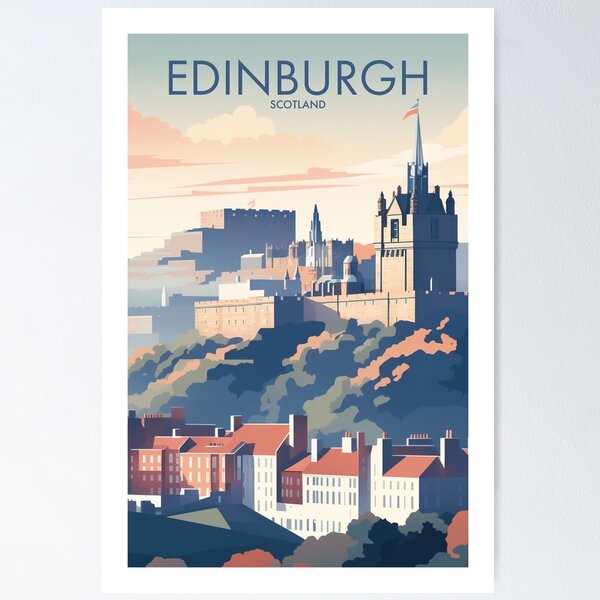 Item preview, EDINBURGH TRAVEL ART designed and sold by MarkedArtPrints.