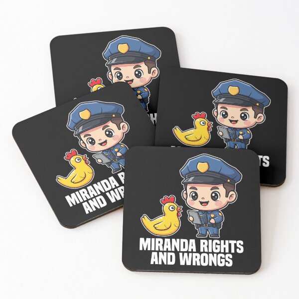 Item preview, MIRANDA RIGHTS AND WRONGS - POLICE OFFICER designed and sold by KEF Custom.