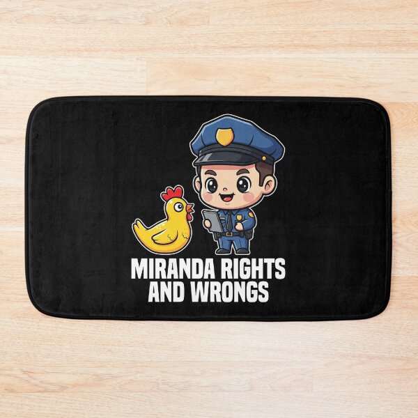 Item preview, MIRANDA RIGHTS AND WRONGS - POLICE OFFICER designed and sold by KEF Custom.