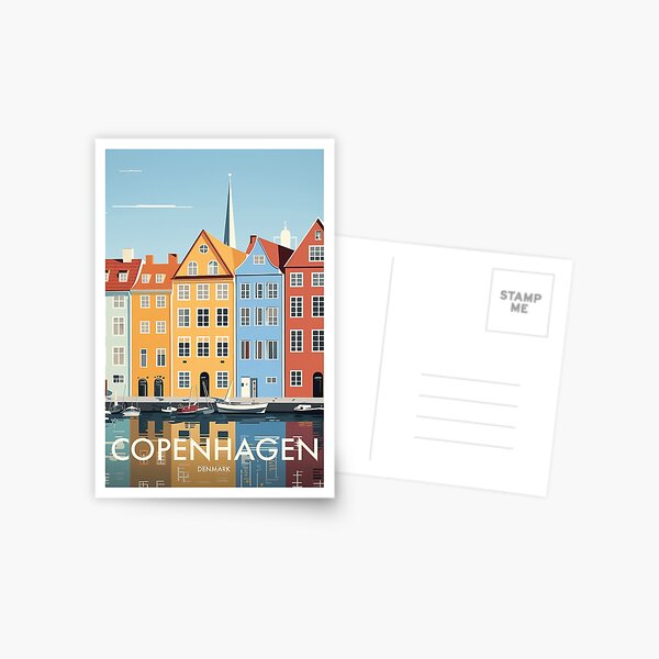 Item preview, COPENHAGEN TRAVEL ART designed and sold by MarkedArtPrints.