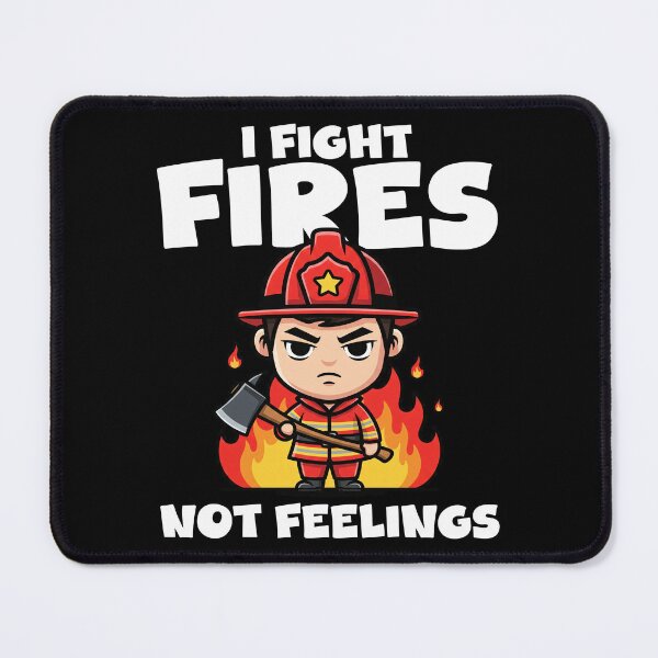 Item preview, I FIGHT FIRES NOT FEELINGS - FIREFIGHTER designed and sold by KEF Custom.