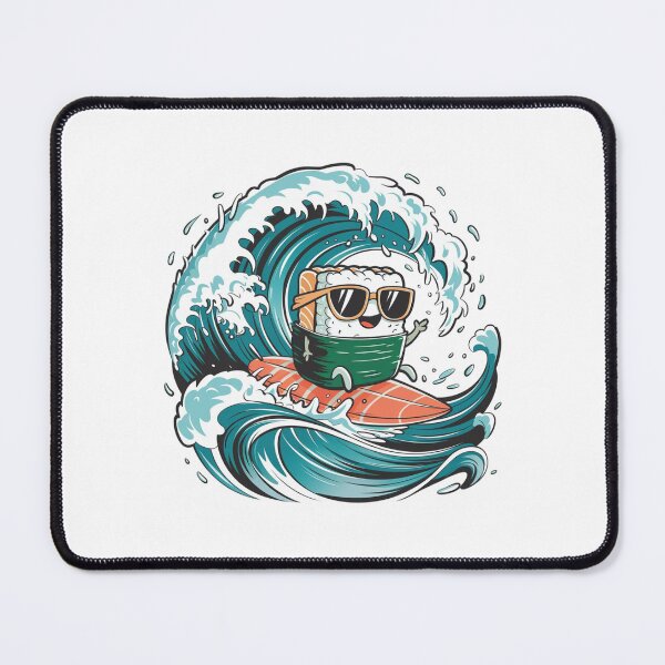 Item preview, Funny Japanese Food sushi surfer designed and sold by SOUFIANE1991.