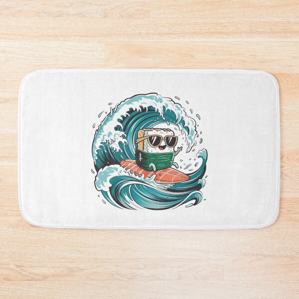 Item preview, Funny Japanese Food sushi surfer designed and sold by SOUFIANE1991.