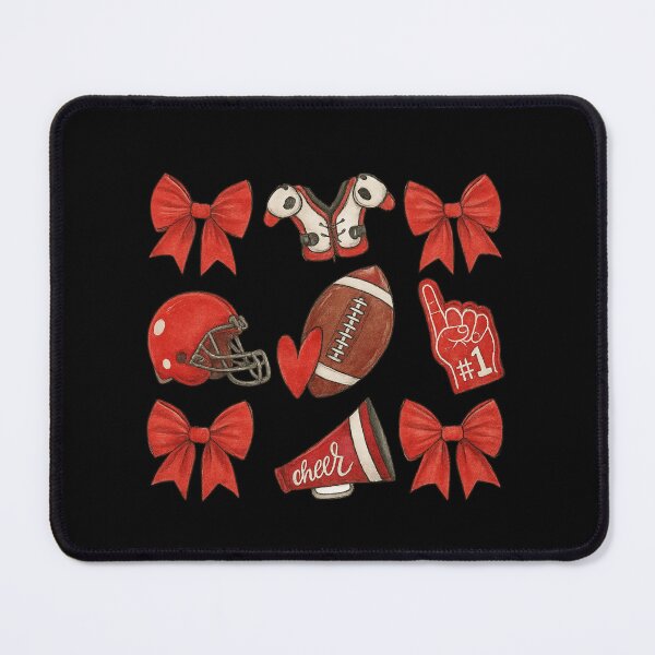 Item preview, Retro Football and Cheer Elements Illustration designed and sold by haitrieuic96.