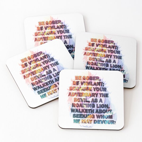 Item preview, Be Sober, Be Vigilant: Spiritual Strength Design designed and sold by Kalandrakas Online.