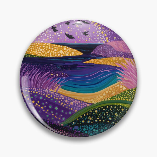 Item preview, Purple Beach Fantasy in Polka Dots designed and sold by Neika Shimm Designs.