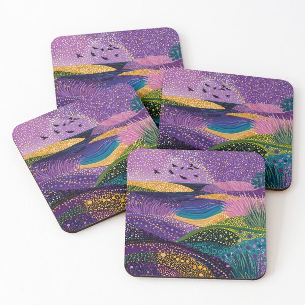 Item preview, Purple Beach Fantasy in Polka Dots designed and sold by Neika Shimm Designs.