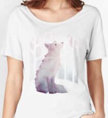 Fox in the Snow Women's Relaxed Fit T-Shirt
