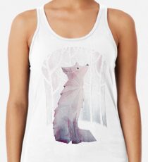 Fuchs im Schnee Racerback Tank Top