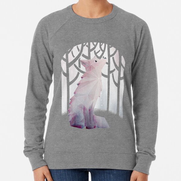 Fox in the Snow Lightweight Sweatshirt