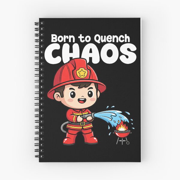Item preview, BORN TO QUENCH CHAOS - FIREFIGHTER designed and sold by KEF Custom.