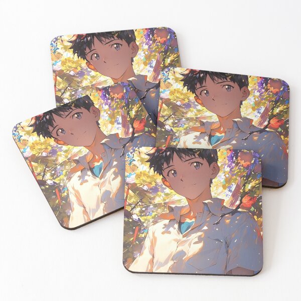 Item preview, Shinji Ikari Hopeful Wisteria Twilight Neon Genesis Evangelion Anime designed and sold by mildaclairmo.